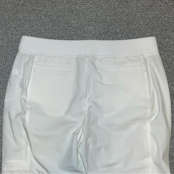Zenergy By Chico’s Pants Womens 2 US 12 White Cropped Capri Stretch Activewear - Picture 9 of 10